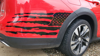 Distressed Fender Flag Wrap